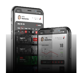 Reset Fitness Tribe app shown on two phones